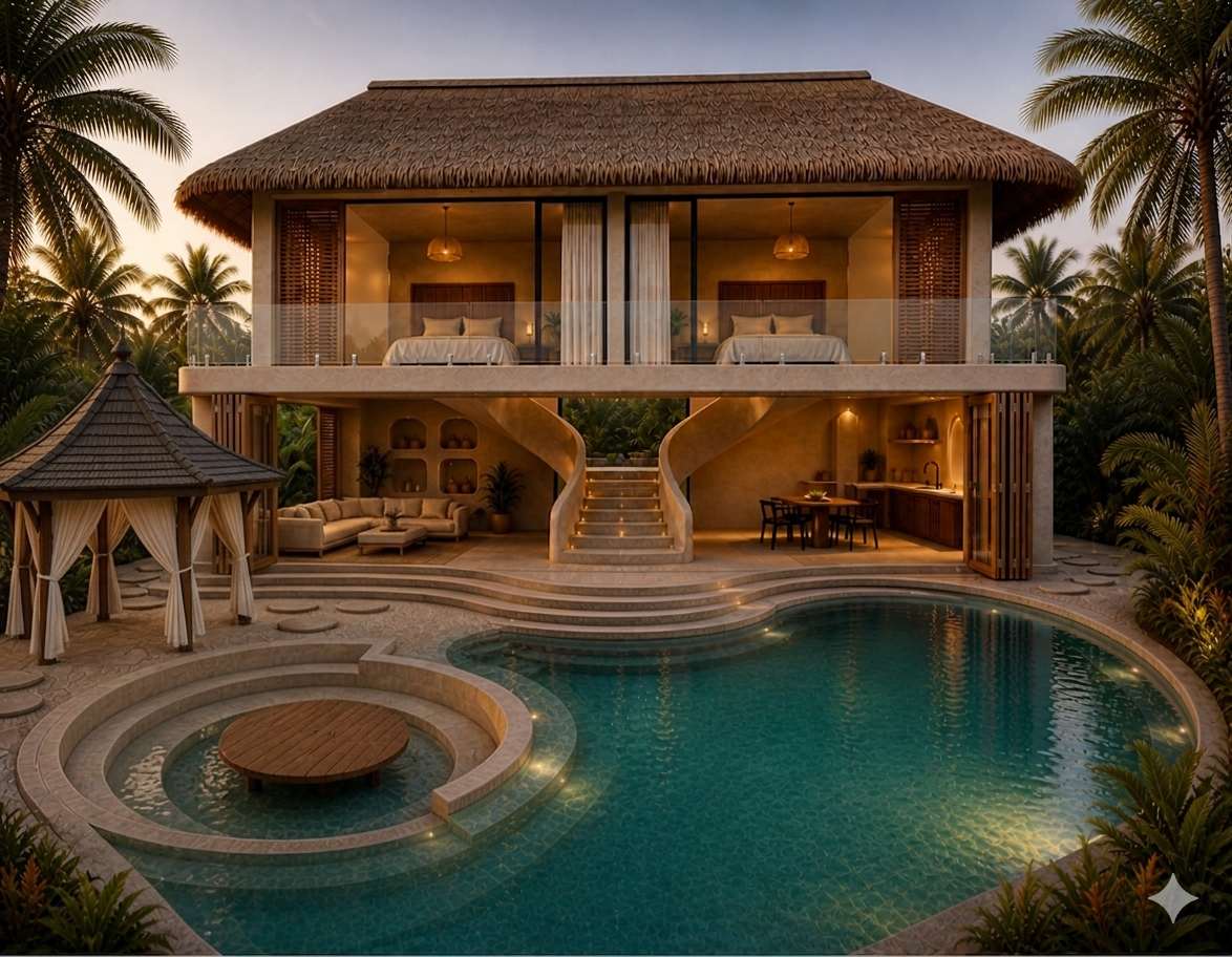 The Lagoon, Two bedrooms + pool at SHA KOON